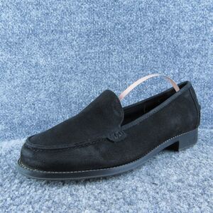 Easy Spirit Seracer Women Loafer Shoes Size 7‎ Wide Black Leather Slip On